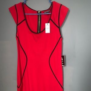 Red and Black Express Dress!